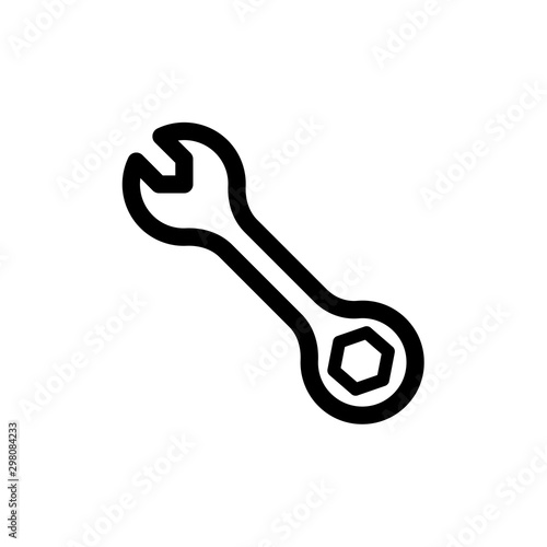 wrench icon , vector illustration