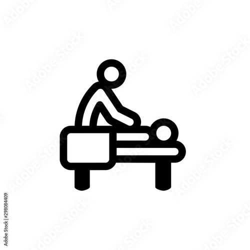 Massage Icon. Professional, pixel perfect icons optimized for both large and small resolutions. EPS 8 format.