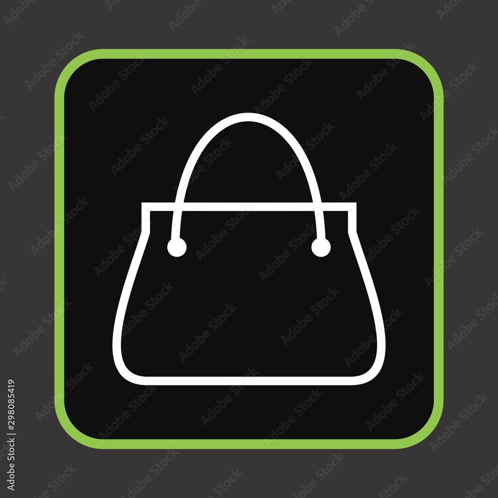 Lady Bag Icon For Your Design,websites and projects.