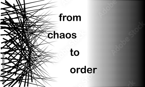 from chaos to order concept