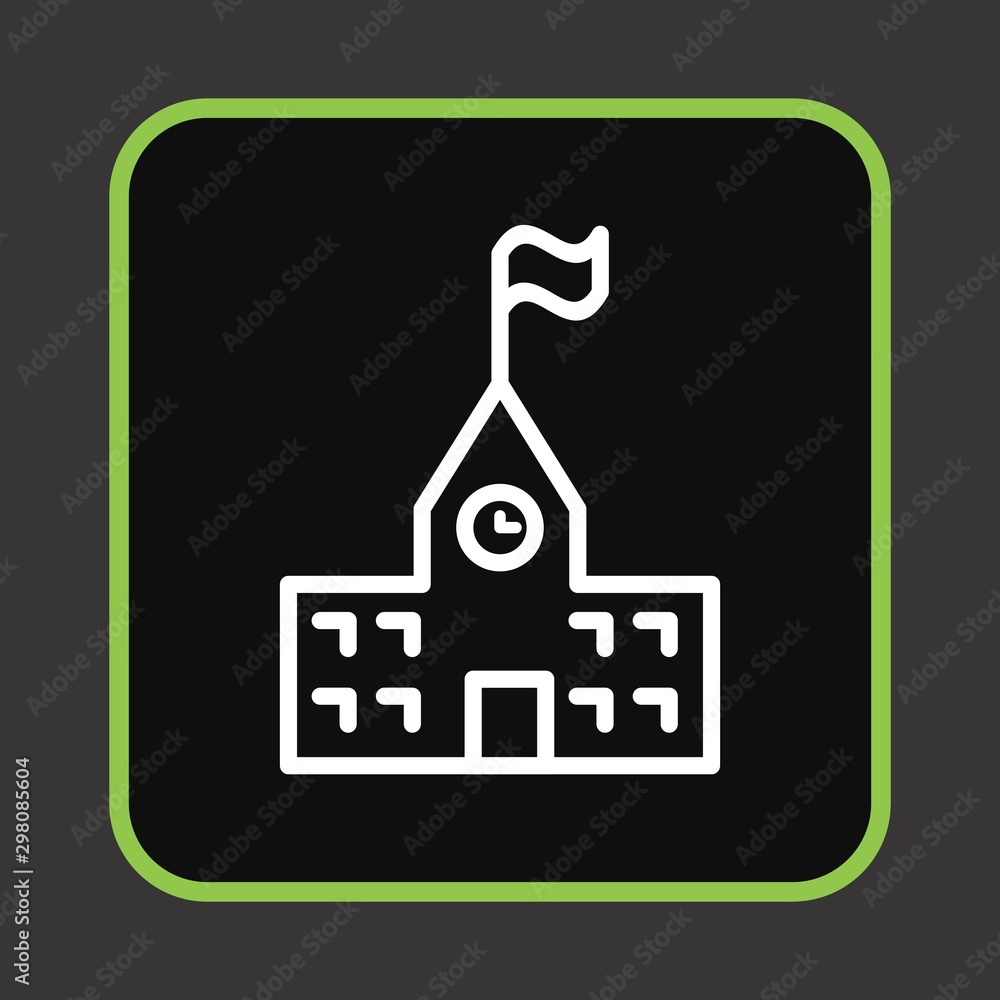 Obraz premium School Icon For Your Design,websites and projects.