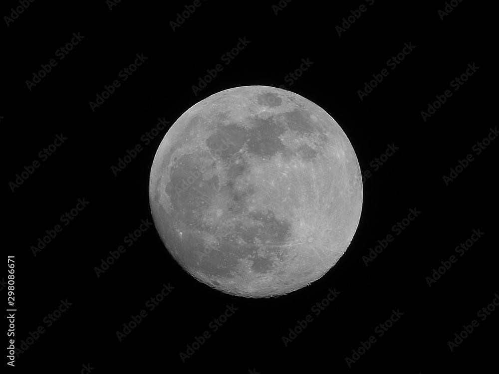 Full moon photographed in Salzburg, Austria Full moon photographed in Salzburg, Austria