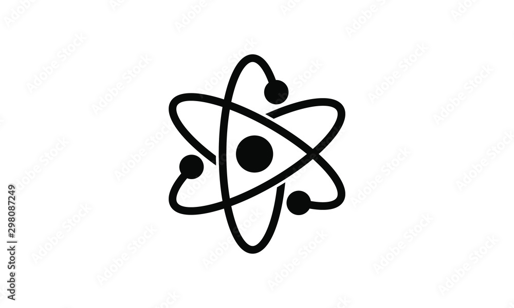 atom icon vector atom icon vector