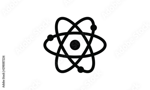 atom icon vector