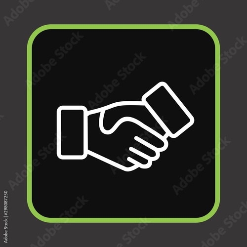 Handshake Icon For Your Design,websites and projects..