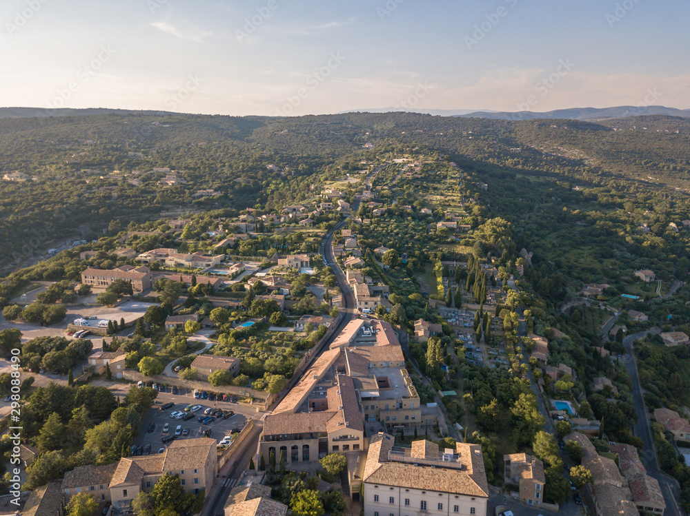 Aerial View of Gordes Village, Provence, France