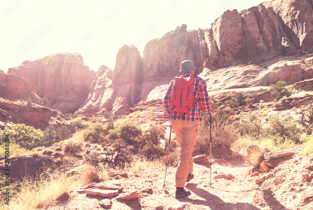 Fototapeta premium Hike in Utah