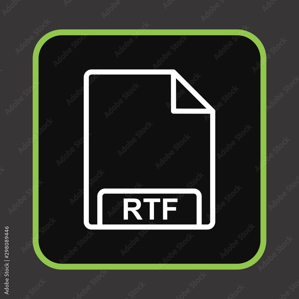 RTF Icon For Your Design,websites and projects. RTF Icon For Your Design,websites and projects.