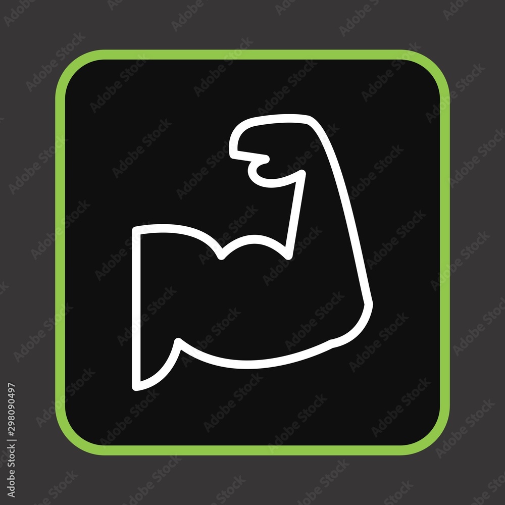 Body Building Icon For Your Design,websites and projects.