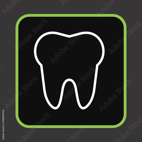 Tooth Icon For Your Design,websites and projects.