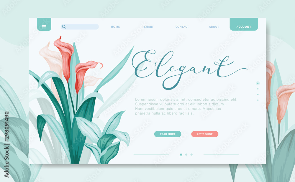Naklejka premium Modern design concept of personal branding for banner and website