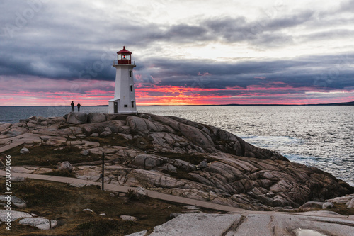 The most beautiful lightouse Peggys cove in Nova scotia 