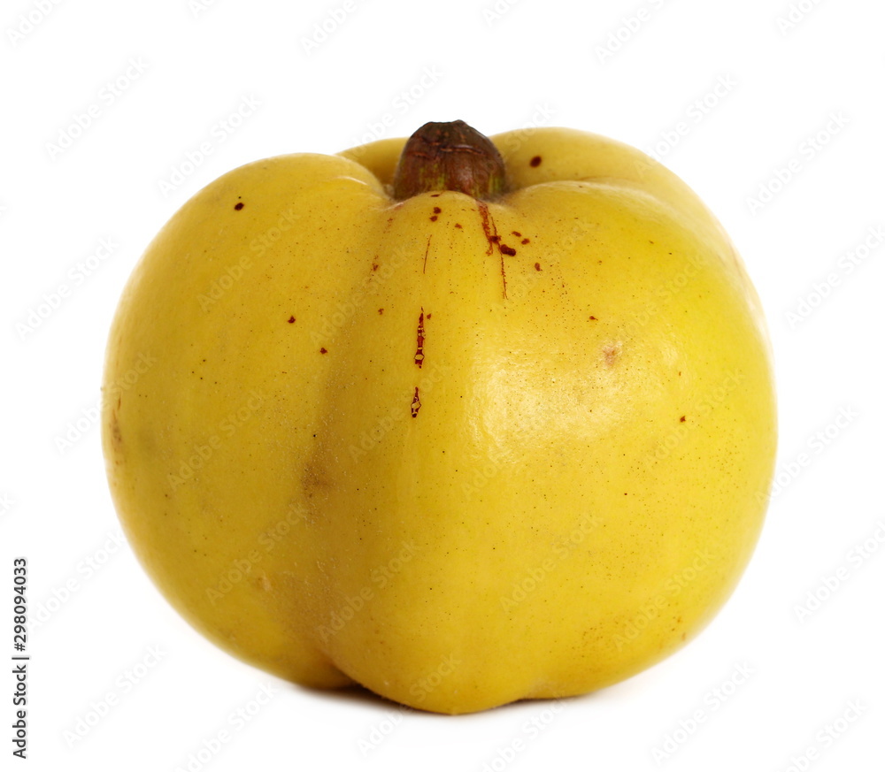 Quince isolated on white background Quince isolated on white background