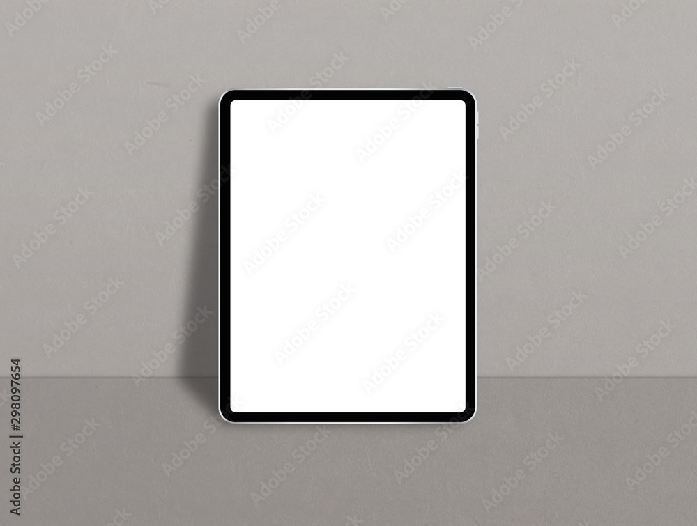 Modern tablet with blank screen. Tablet mockup with soft shadow. Modern template for branding identity. Photo mockup with clipping path. Modern tablet with blank screen. Tablet mockup with soft shadow. Modern template for branding identity. Photo mockup with clipping path.