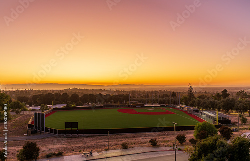 Ohlone Campus at sunset photo