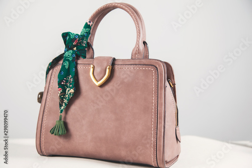 woman bag on table