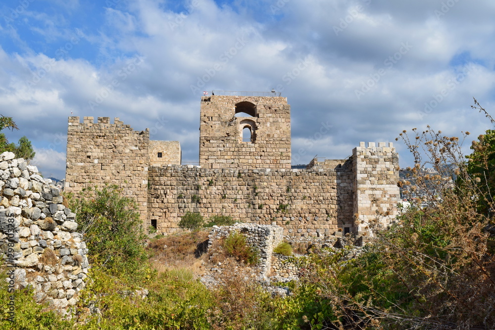 The castle of Gibelet, Byblos, Lebanon