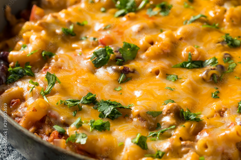 Homemade Chili Mac and Cheese