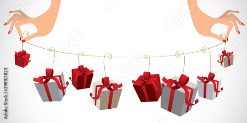 Presents illustration