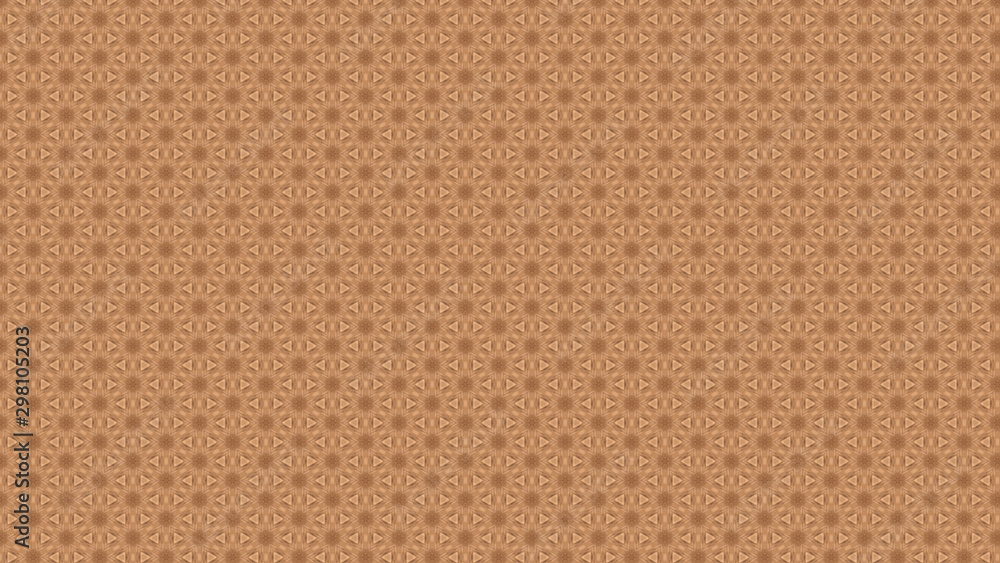 Fototapeta premium Brown White Geometric Pattern Design