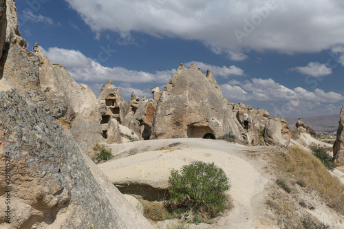 Rock Formations in Swords Valley  Cappadocia  Nevsehir  Turkey