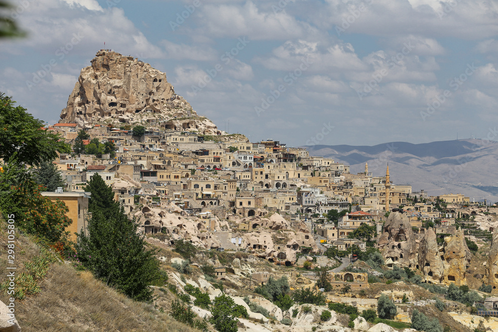 Uchisar Castle in Cappadocia, Nevsehir, Turkey Uchisar Castle in Cappadocia, Nevsehir, Turkey