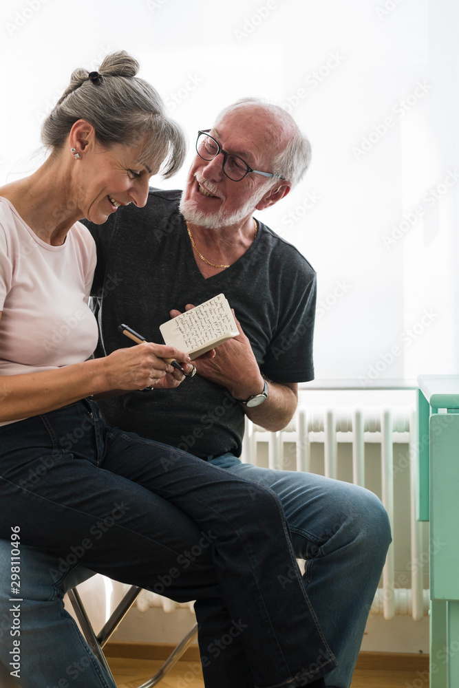 Senior couple at home Senior couple at home