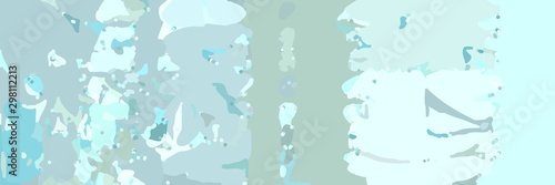 abstract modern art background with shapes and pastel blue, light cyan and pale turquoise colors