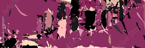 abstract modern art background with shapes and dark moderate pink  black and baby pink colors