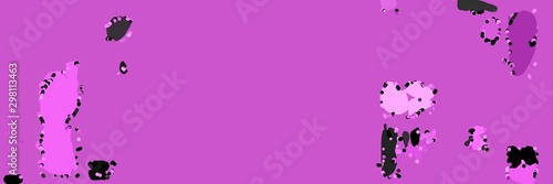 abstract modern art background with shapes and medium orchid, very dark pink and plum colors