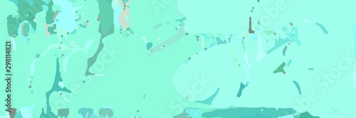 abstract modern art background with aqua marine, pale turquoise and medium aqua marine colors