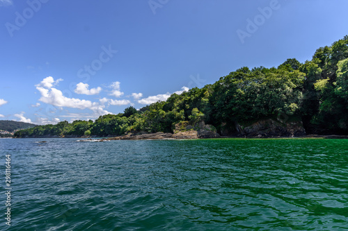 Idyllic seascape of a rock formations