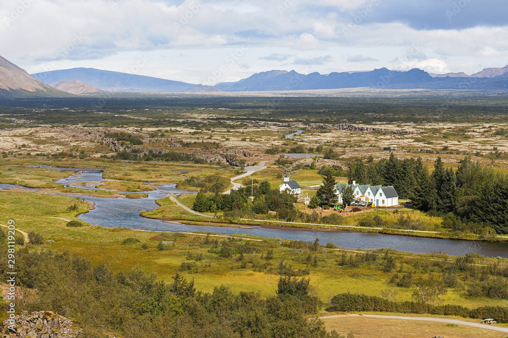 Fototapeta premium Thingvellir National Park in Iceland