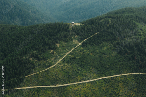 Road to the Top of a Mountain