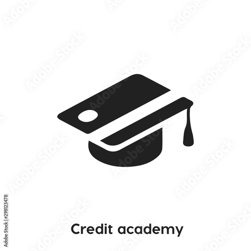 credit academy icon vector