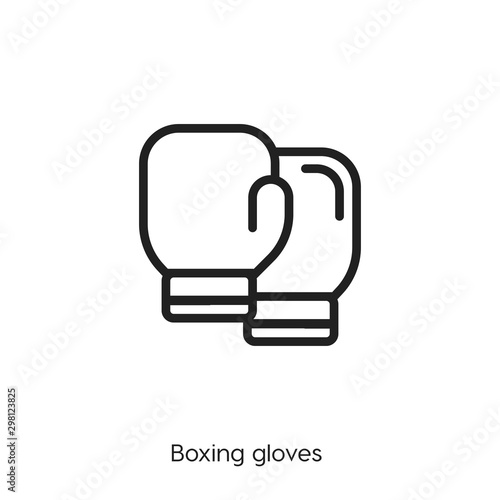 boxing gloves icon vector