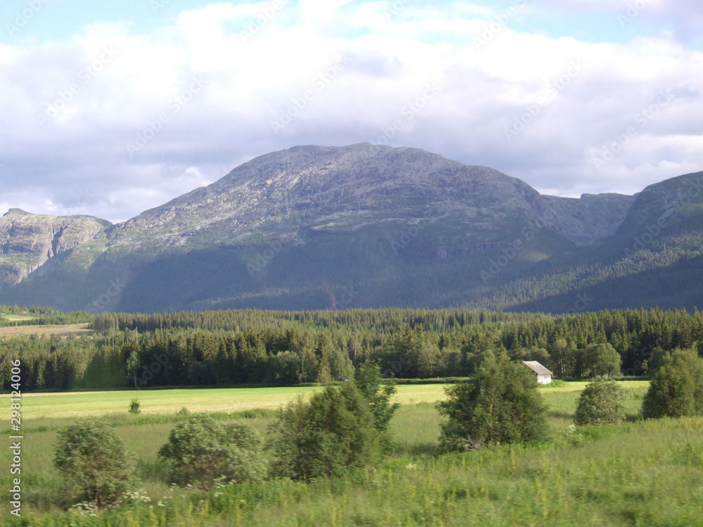 rocky panorama of the expanses of harsh Norway rocky panorama of the expanses of harsh Norway