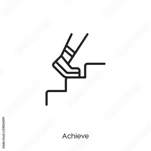 achieve icon vector