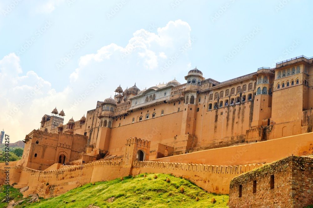 Fototapeta premium Amer Palace at Jaipur, india