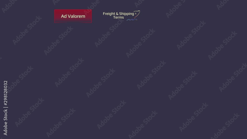 Freight and Shipping Terms - Ad Valorem. The forwarding and logistics industries are full of obscure and interesting terms. Many come from shipping or from legislation that governs various aspects