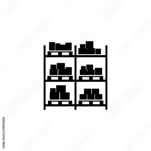 storage icon simple outline storage vector icon on white background