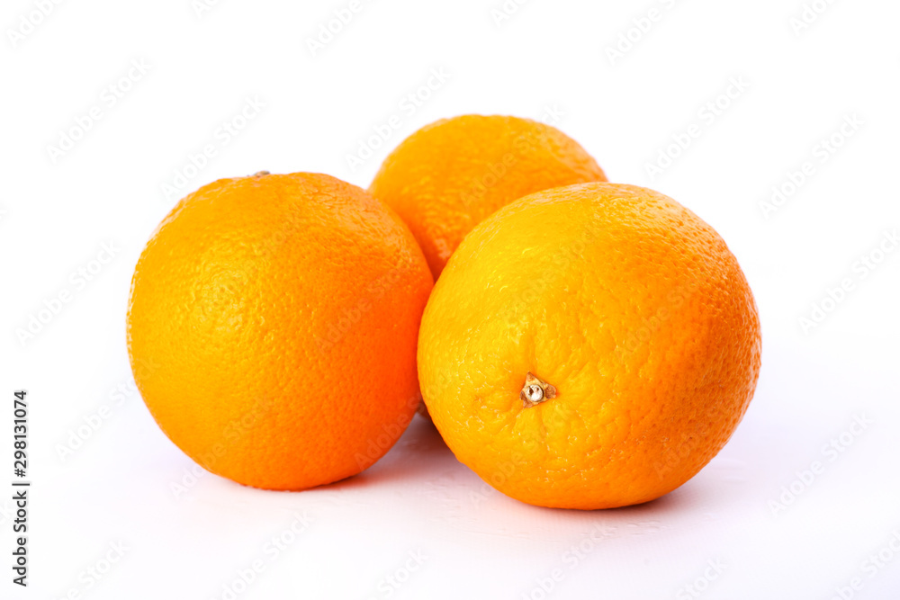 freshly picked citrus fruit on white background,3 Juicy Sweet Oranges freshly picked citrus fruit on white background,3 Juicy Sweet Oranges