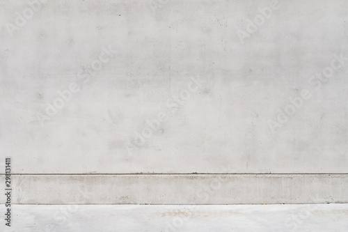 Cement wall and floor. Gray Concrete background texture