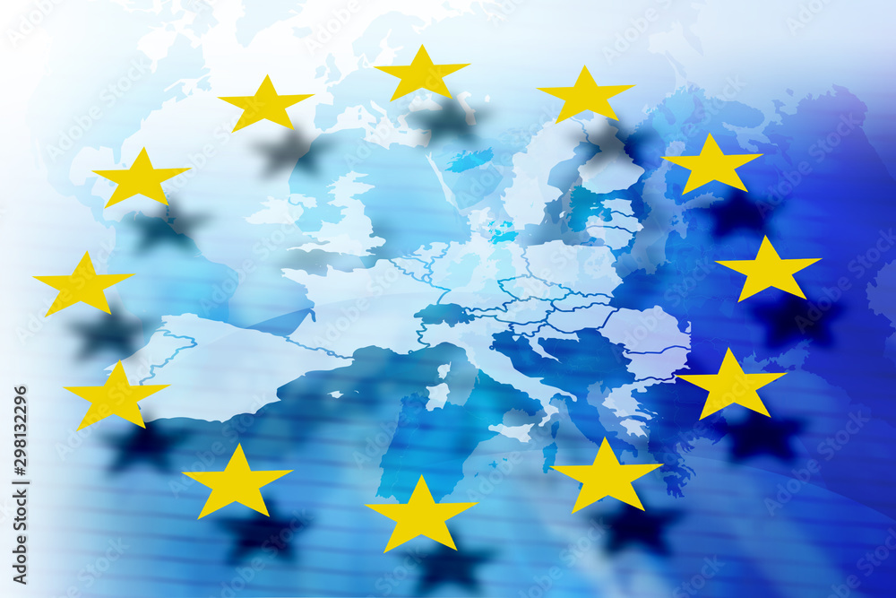 Zarys konturów państw będących członkiem Unii Europejskiej