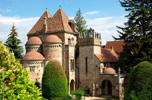 Detail of Bory castle in Szekesfehervar , Hungary