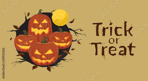 Scary Pumpkins Under The Moon