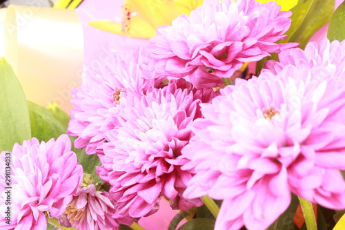 Pink bouquet.