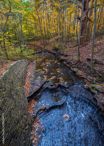 Bilde på lerret Buttermilk Falls in the North Chagrin Reservation