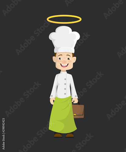 Chef - Standing and Smiling