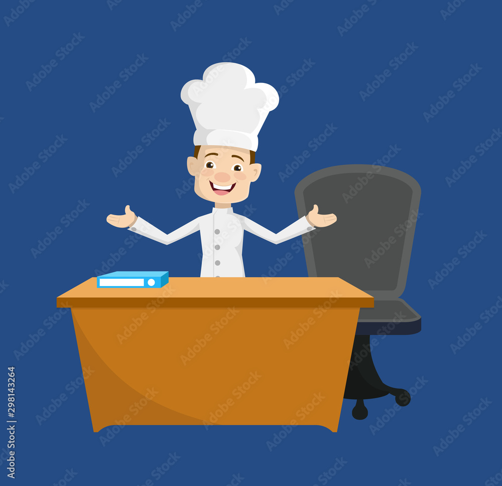 Chef - Talking with Hand Gesture Chef - Talking with Hand Gesture